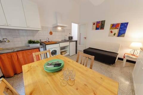 Kitchen and dining area