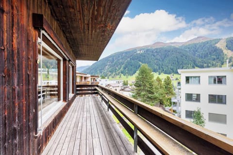 Spacious Balcony with a gorgeous mountain view 