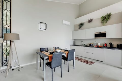 Kitchen and dining area