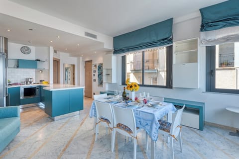 Kitchen and dining area