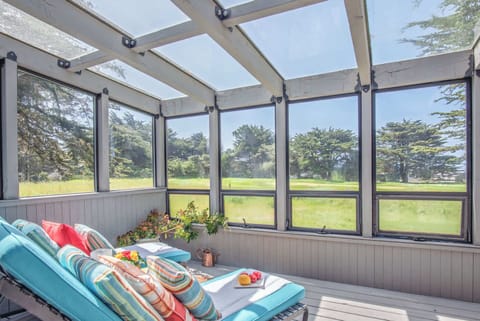 Soak up the sun in the sun room 