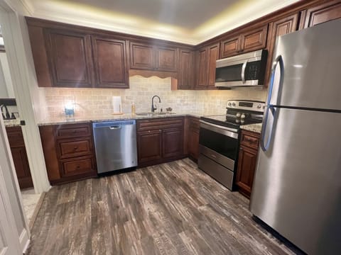 Large fully equipped kitchen