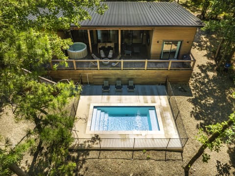 Heated Pools at all of the Quad Cabins!