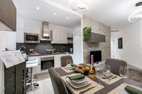 Kitchen and dining area