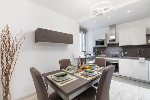 Kitchen and dining area