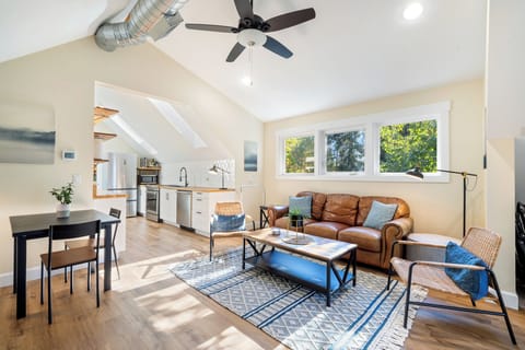 Living area off kitchen
