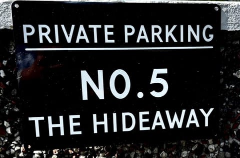 Parking area for one car