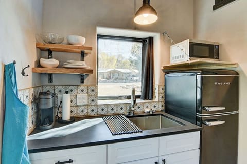 Fridge, freezer and Kuerig