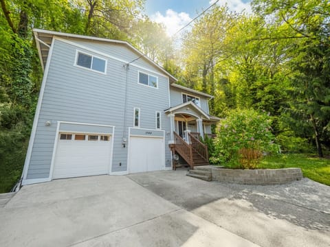 Front of the house and front yard