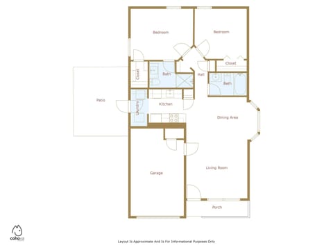 Here is the floor plan of our home.
