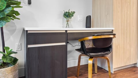 Work-friendly desk area 