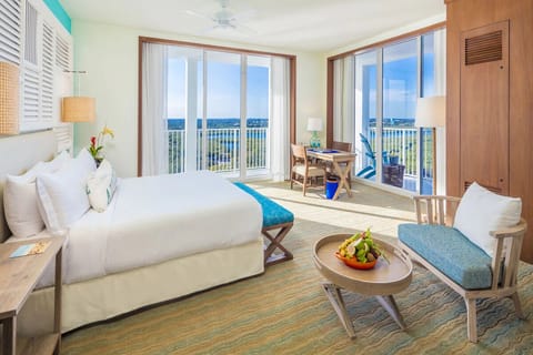 Unit with 1 King bed. Exact unit will be assigned upon arrival. Views, colors, and decor may vary.