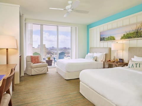 Unit with 2 Queen beds. Exact unit will be assigned upon arrival. Views, colors, and decor may vary.