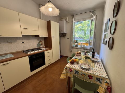 Major Appliance, Apartment, Kitchen, Kitchen Appliance, Interior Design, Flooring, Room, Countertop, Kitchen Stove, Stove