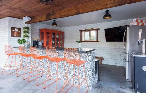 outdoor bar area perfect for lounging