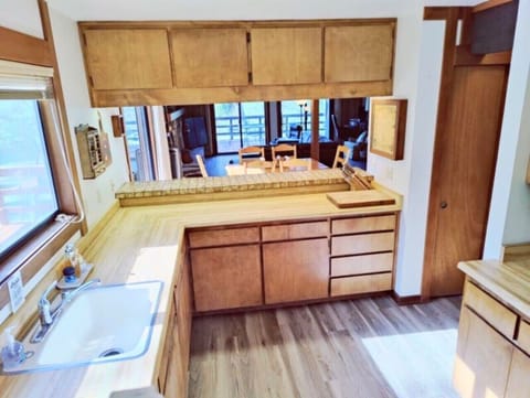 Fully stocked kitchen