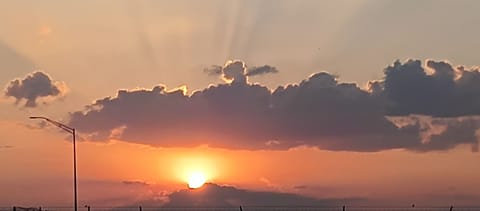 Sun Set from the Property 