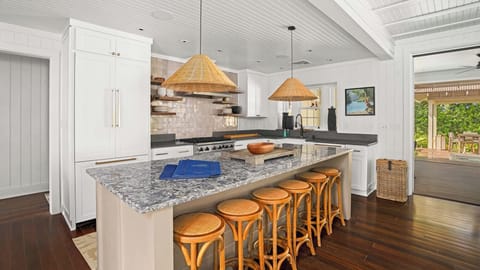 Kukuiula Makai Cottage #12 - Kitchen & Breakfast Bar - Parrish Kauai