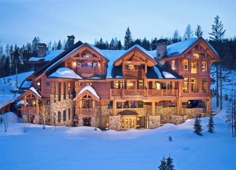 Northern Lights Lodge is a luxury home at Whitefish Mountain Resort | Exterior