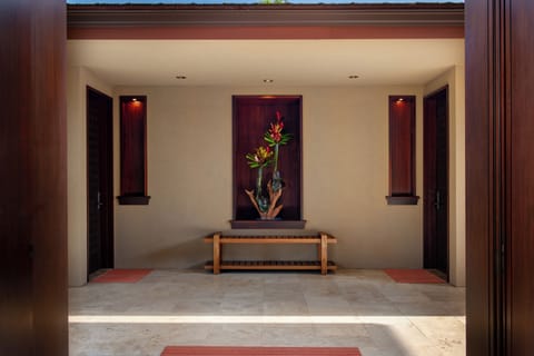 Tropical Flowers at Entrance to Guest Suite 2 and 3 