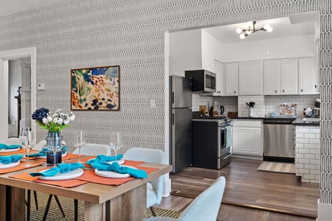 Peep of the kitchen from the dining area