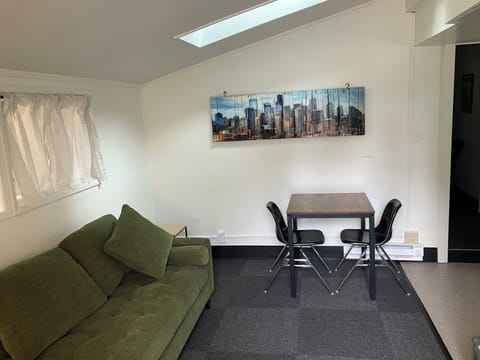 Living room with skylight