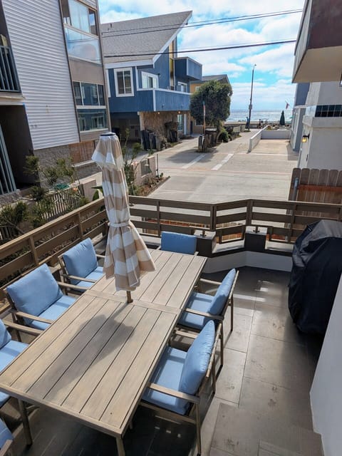 Front Deck with Ocean Views and BBQ