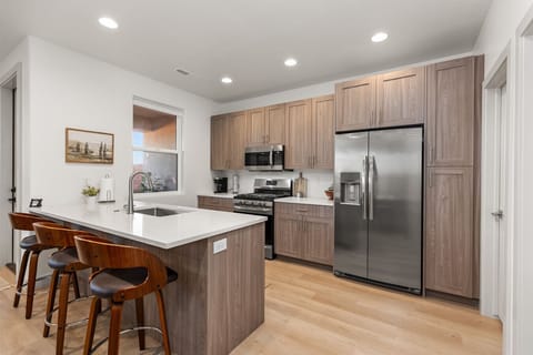 Cook, gather, and enjoy in this well-stocked kitchen.