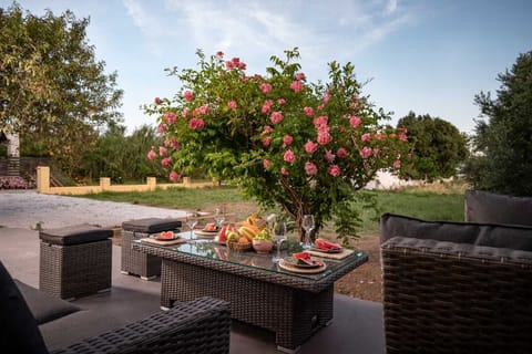 Enjoying a drink under the open skies