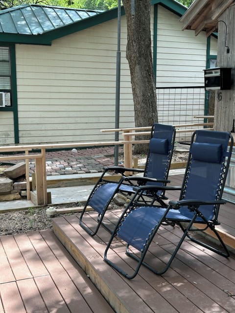 sit on the patio and relax 