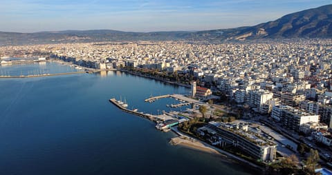 Aerial view - Volos city.