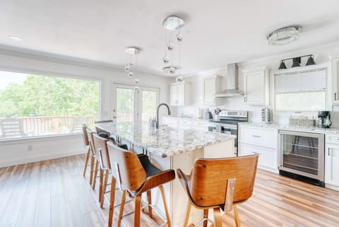 Exquisite craftsmanship meets breathtaking views. This kitchen is more than just a space; it's an experience.