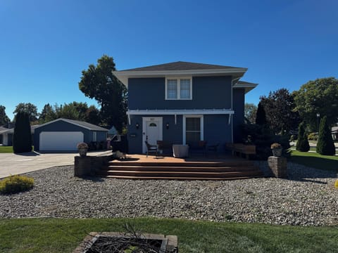 Front of the house.