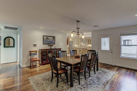 Dining table with seating for 6