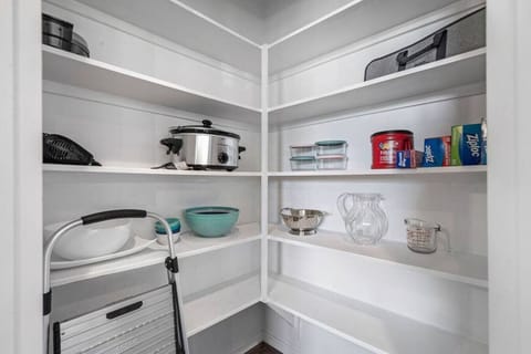 Large pantry with all the tools you'll need!