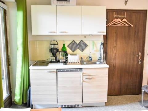 Kitchen, Kitchen Appliance, Furniture, Major Appliance, Cabinetry, Wood, Countertop, Interior Design, Kitchen Sink, Flooring