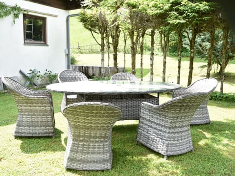 Outdoor Furniture, Furniture, Outdoor Table, Garden, Chair, Lawn, Wicker, Patio, Backyard, Landscaping