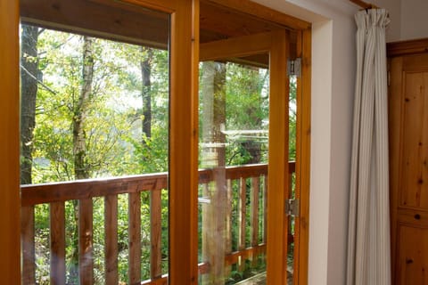 Double doors leading from the king size bedrooms onto the terrace