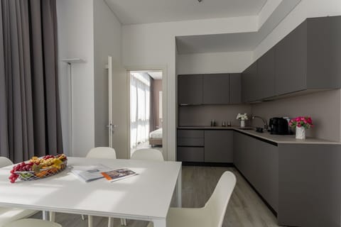 Kitchen, Living Room