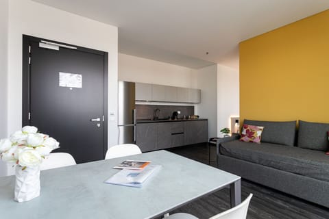 Kitchen, Living Room