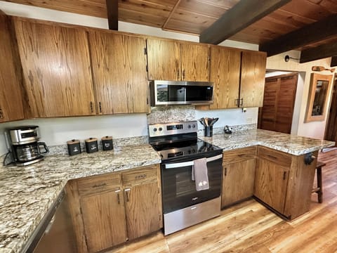 Kitchen fully stocked