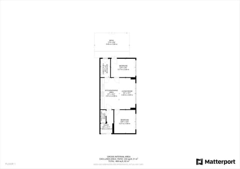 Floor Plan of step free bungalow