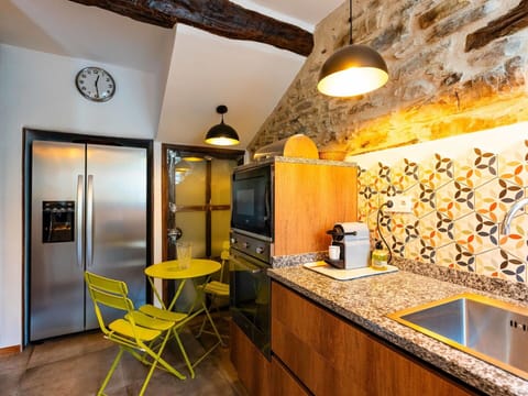 Interior Design, Furniture, Yellow, Kitchen, Wood, Flooring, Floor, Countertop, Ceiling, Lighting