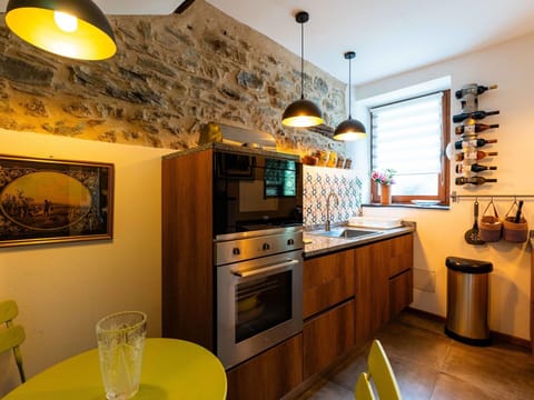 Kitchen, Countertop, Furniture, Interior Design, Kitchen Appliance, Wood, Major Appliance, Flooring, Light Fixture, Ceiling