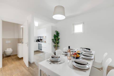 Kitchen and dining area