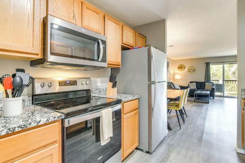 Kitchen | Single-Story Condo | Central Heating & A/C
