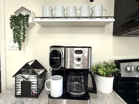 Coffee Bar with both Pod and Pot options