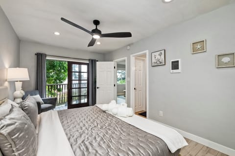 Juliet Balcony right off the bedroom