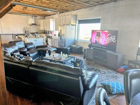 HUGE seating area to watch the big game.