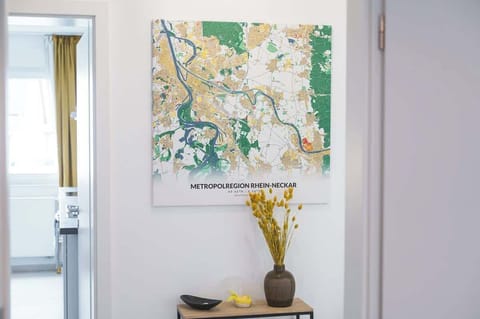 Eine stylische Übersicht über die Metropolregion Rhein-Neckar.